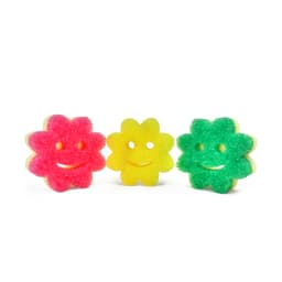 Scrub Daddy Scrub Mommy Power Flower Dual-Sided Cleaning Sponges, 3 Count - Thumbnail 2