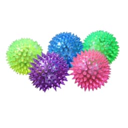 OAVQHLG3B Dog Spiky Ball Toys, Dog Squeaky Chew Balls with Ultra Bouncy, Durable Rubber Dog Toys Ball for Puppy Teething Toys and Pet Cleans Teeth - Thumbnail 5