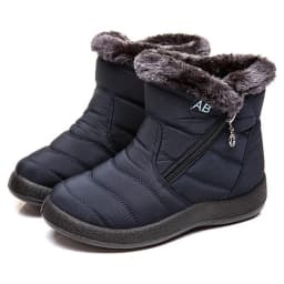 Ecetana Women Winter Snow Boots Keep Warm Ankle Booties Non-Slip and Waterproof Shoes - Thumbnail 1