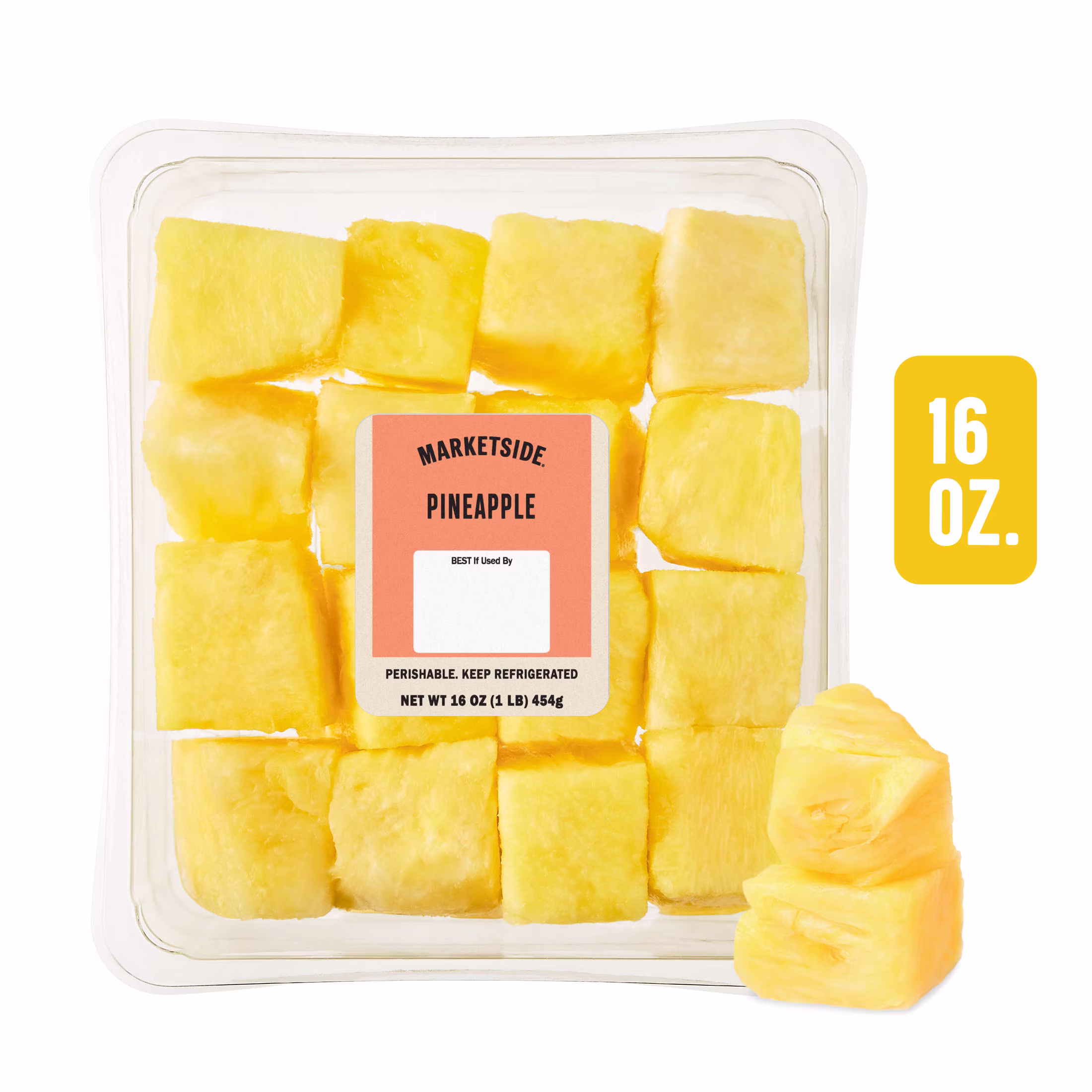 Marketside Pineapple, 16 oz Tray - Thumbnail 2