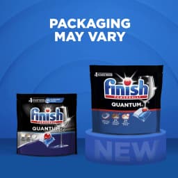 Finish Quantum Dishwasher Pods, No Pre-Rinse Dishwasher Detergent Tabs Soap, Advanced Clean, 27 Count - Thumbnail 9