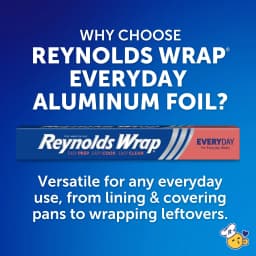 Reynolds Wrap Everyday Strength Aluminum Foil, 75 square feet - Thumbnail 2