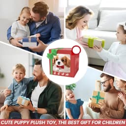 CYFW Robot Dog, Realistic Robot Puppy That Acts Like A Real Dog, Interactive Plush AI Robot Pup, Robot Dogs for Sitting, Barking, Walking realistic - Thumbnail 7