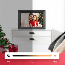 Frameo WiFi Digital Picture Frame, TEMASH 10.1" Digital Photo Frame 32G Memory with 1280*800 IPS Touchscreen, Auto Rotate, Gift for a Loved One! - Thumbnail 10