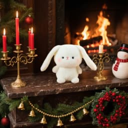 Oioii Cute little bears and little rabbits Stuffed Animal Toy, little bears and little rabbits Stuffed Plush for Boys and Girls, Party Decorations - Thumbnail 5