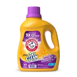 ARM & HAMMER Plus OxiClean Odor Blasters Liquid Laundry Detergent, Fresh Scent, 77 Loads - Thumbnail 13