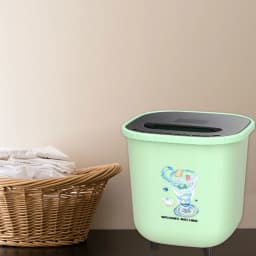 IMossad Portable Mini Washing Machine for Clothes Laundry - Bucket Washer for Camping, RV, Travel, Compact Spaces - Thumbnail 2
