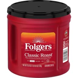 Folgers Classic Roast Ground Coffee, Medium Roast, 25.9 oz Canister - Thumbnail 5