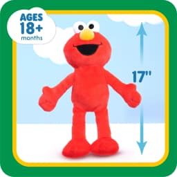 Sesame Street Large Plush Elmo Stuffed Animal, Baby and Toddler Toys for Kids Ages 18 Months - Thumbnail 3