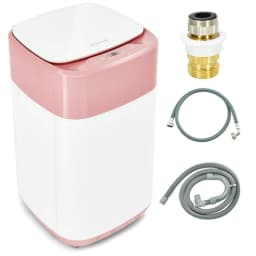 Canddidliike 8 Lbs Portable Fully Automatic Washing Machine with Drain Pump, Portable and Powerful Washer with Automatic Imbalance Adjustment - Thumbnail 3