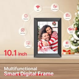 Frameo WiFi Digital Picture Frame, TEMASH 10.1" Digital Photo Frame 32G Memory with 1280*800 IPS Touchscreen, Auto Rotate, Gift for a Loved One! - Thumbnail 9
