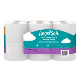 Angel Soft 2-Ply Toilet Paper, Fresh Lavender, 12 Rolls - Thumbnail 12