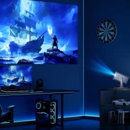 Restored Hisense C2 Pro, Triple Laser Smart Portable Projector, 4K UHD, 2,600 Lumens, 65” – 300”, Dolby Vision - Thumbnail 7