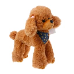 CanGonggg Toys Dogs Poodle High Children Doll Stuffed Cute Scarf Kids Pillow Blue S Clues Toothless Tiana - Thumbnail 1