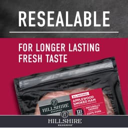 Hillshire Reserve Applewood Smoked Ham, All Natural Lunch Meat, 7 oz - Thumbnail 6