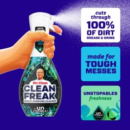 Mr. Clean Clean Freak All Purpose Cleaner Spray, Multi-Surface Cleaning, Unstopables Scent, 16 fl oz - Thumbnail 2
