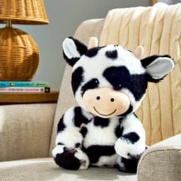 Spark Create Imagine Cow Plush Toy Black and White, 10inch - Thumbnail 2