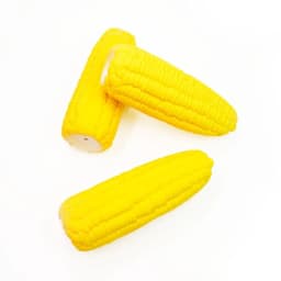 Soft Latex Squeaky Dog Toy Corn Shape Durable Chew Toy, Denbek Interactive Squeaky & Chew Dog Toy, Cone Shape, Yellow, for Aggressive Biting Dogs - Thumbnail 5