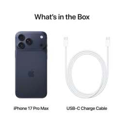 Straight Talk Apple iPhone 17 Pro Max, 5G, 512GB, Deep Blue - Prepaid Smartphone [Locked to Straight Talk] - Thumbnail 5