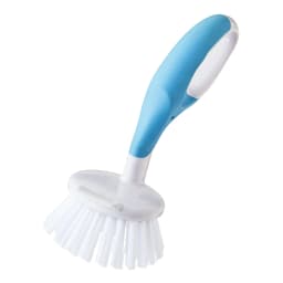 Great Value Non-Slip Grip Small Handy Scrubber, Blue - Thumbnail 1