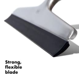 OXO Stainless Steel Shower Squeegee, Streak-Free Cleaning for Glass Doors, Tile & Mirrors - Thumbnail 2