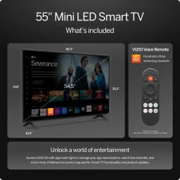 VIZIO 55” Mini LED Quantum 4K QLED HDR Smart TV (NEW 2026) VQM55C-10 - Thumbnail 3