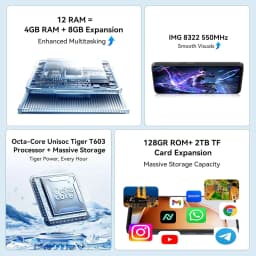 Blackview Wave 9C Unlocked Android Phones, Android 15 Cell Phone Unlocked, 6.56" Smartphones - Thumbnail 6