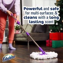 Fabuloso Holiday Multi-Purpose Cleaner, 2X Concentrated Formula, Fresh Winter Mint Scent, 33.8 fl oz - Thumbnail 2