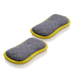 E-Cloth Washing Up Pad, Polyester, Yellow, 2 Pack - Thumbnail 1