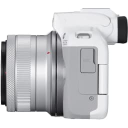 Canon EOS R50 Mirrorless Camera with 18-45mm Lens Bundle, White + 64GB Card + Accessories (International Model) - Thumbnail 5