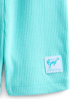 Bronco Baby Girls Graphic Tee and Bike Shorts Set, 2-Piece, Sizes 0/3M-6/9M - Thumbnail 2