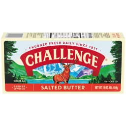 Challenge Butter, Salted Butter Quarter Sticks, 16 oz, 4 count - Thumbnail 1
