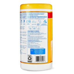 Great Value Lemon Scent Disinfecting Wipes, 1 Lbs, 5.5 oz, 75 Count - Thumbnail 5