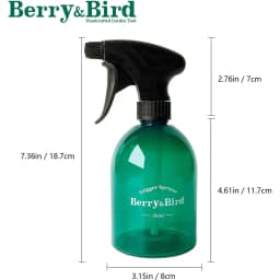 PURELY- Berry&Bird Garden Water Sprayer 500Ml Plastic Spray Bottle Garden Watering Can - Thumbnail 3