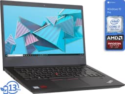 Lenovo ThinkPad E480 Gaming Notebook, 14" IPS FHD Display, Intel Core i7-8550U Upto 4.0GHz, 8GB RAM, 256GB SSD - Thumbnail 2