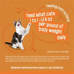 Purina Friskies Chicken Lovers Prime Filets & Shreds Wet Cat Food Variety Pack, 5.5 oz Cans (32 Pack) - Thumbnail 11