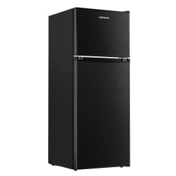 Upstreman 4.0 Cu.Ft. Mini Fridge with Freezer, 2 Door Small Refrigerator with 5 Adjustable Thermostat, Compact Refrigerator for Kitchen Apartment - Thumbnail 1