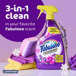 Fabuloso 3-in-1 Clean Spray, Multi-Purpose Cleaner, Lavender Scent, 25.3 fl oz - Thumbnail 2