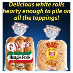 Martin's Hoagie Rolls, 6 count - Thumbnail 3