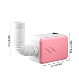 Lksixu Portable Clothes Dryer, 600W Household Small Electric Dryer Machine, Compact Travel Clothes Shoes Dryer Laundry Heater Multifunctional Pet - Thumbnail 3