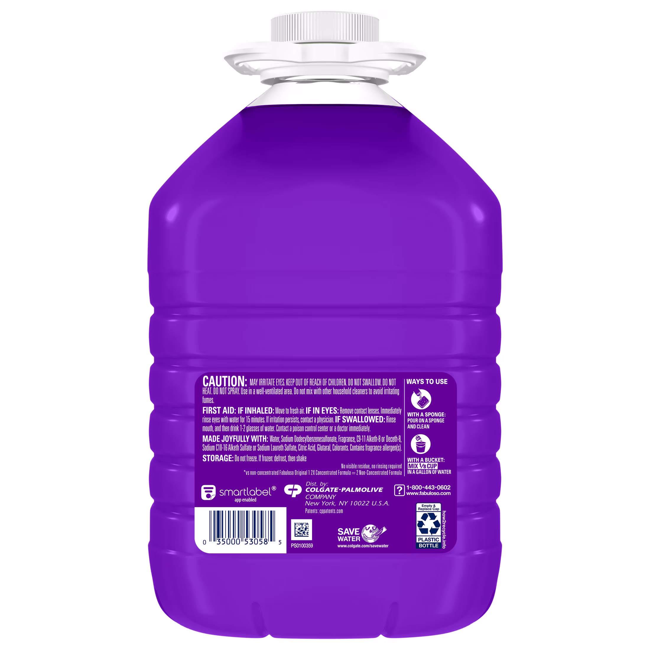 (3 pack) Fabuloso 2X Multi-Purpose Cleaner, No Rinse Floor Cleaner, Lavender Scent, 128 fl oz - Thumbnail 13