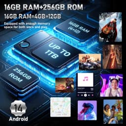IIIF150 B3C Rugged Smartphone, 10800mAh Battery, 16GB RAM 256GB ROM/1TB Rugged Phone, 6.6" Screen - Thumbnail 3