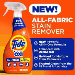 Tide +Ultra Oxi All-Fabric Laundry Stain Remover Spray, 22 fl oz - Thumbnail 2