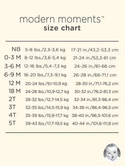 Modern Moments by Gerber Baby Girl Long Leg Romper , Sizes 0/3 Months - 24 Months - Thumbnail 6