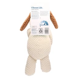 Vibrant Life Brown Dog with Bone Plush Dog Toy with Squeaker, Chew Level 4 - Thumbnail 8