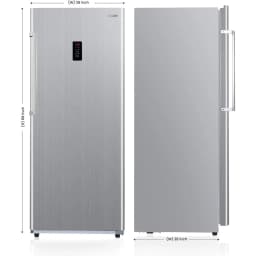 Equator Advanced Appliances 14 cu ft Convertible Freezer Refrigerator - Garage Ready - Stainless Steel -FR1400-Color:Silver - Thumbnail 6