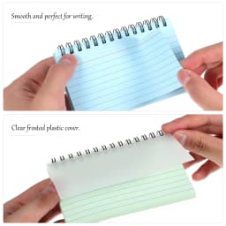 Small Notepad Notebook Ruled Spiral Bound Cards Blank Index Tearable Paper 5 Pcs - Thumbnail 5