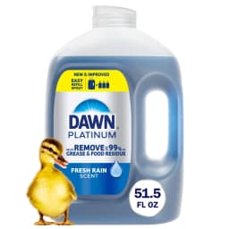 Dawn Platinum, Refill Jug Dish Soap Fresh Rain, 51.5oz - Thumbnail 1