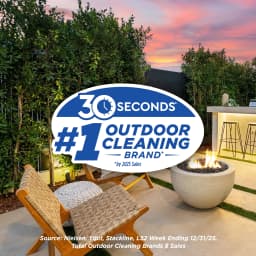 30 SECONDS Outdoor Cleaner, 1 Gallon Concentrate for Concrete Surfaces, Cleans Algae, Mold, Mildew Stains - Thumbnail 8
