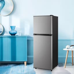 TACOOL 5.0 Cu.ft Small Refrigerator Mini Fridge for Bedroom Drink Holder Large Capacity Suit for Home, Apartment, Office SILVER - Thumbnail 9